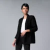Women's Simply Vera Vera Wang Roll-Tab Relaxed Blazer