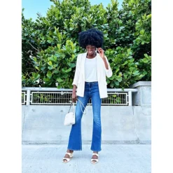 Women's Simply Vera Vera Wang Roll-Tab Relaxed Blazer 10 Women's Simply Vera Vera Wang Roll-Tab Relaxed Blazer -Vera Wang Shop 4243347 CP ALT2