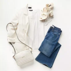 Women's Simply Vera Vera Wang Roll-Tab Relaxed Blazer 11 Women's Simply Vera Vera Wang Roll-Tab Relaxed Blazer -Vera Wang Shop 4243347 CP ALT3