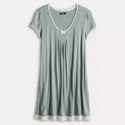 Women's Simply Vera Vera Wang Basic Luxury Sleepshirt 7 Women's Simply Vera Vera Wang Basic Luxury Sleepshirt -Vera Wang Shop 4780278 ALT5