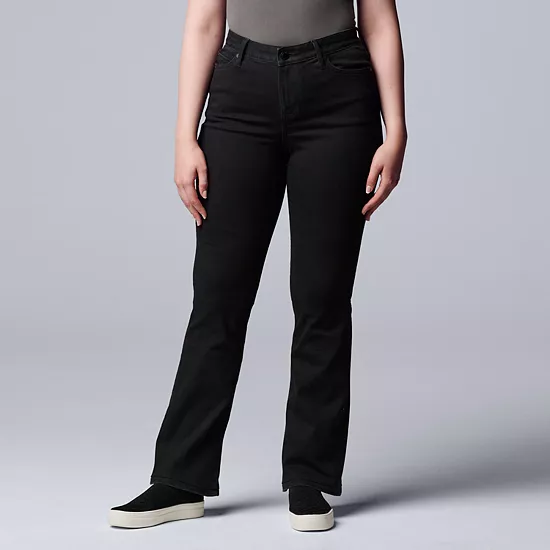 Women's Simply Vera Vera Wang Stretch Bootcut Jeans 3 Women's Simply Vera Vera Wang Stretch Bootcut Jeans - Image 3