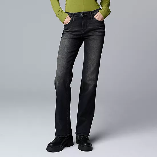 Women's Simply Vera Vera Wang Stretch Bootcut Jeans 8 Women's Simply Vera Vera Wang Stretch Bootcut Jeans - Image 8