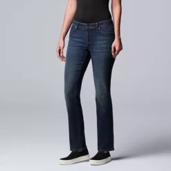 Women's Simply Vera Vera Wang Slim Straight Leg Jeans
