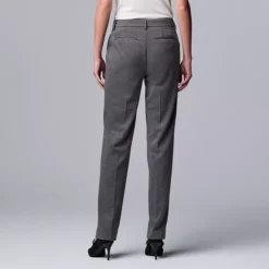 Women's Simply Vera Vera Wang High-Rise Slim Straight Pants -Vera Wang Shop 5750807 ALT5