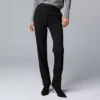 Women's Simply Vera Vera Wang High-Rise Slim Straight Pants