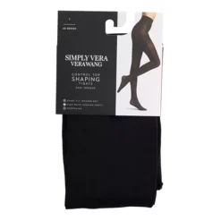 Women's Simply Vera Vera Wang Semi Opaque 40D High Waist Control Top Tights -Vera Wang Shop 6329297 ALT2