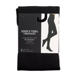Women's Simply Vera Vera Wang Fleece Lined Tights -Vera Wang Shop 6329931 ALT3