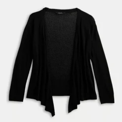 Women's Simply Vera Vera Wang Mesh Stitch Four-Way Cardigan -Vera Wang Shop 6602382 ALT5