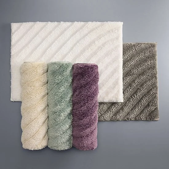 Simply Vera Vera Wang Premium Luxury Textured Bath Rug 2 Simply Vera Vera Wang Premium Luxury Textured Bath Rug - Image 2