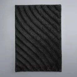 Simply Vera Vera Wang Premium Luxury Textured Bath Rug 16 Simply Vera Vera Wang Premium Luxury Textured Bath Rug -Vera Wang Shop 6606250 Black