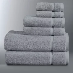 Simply Vera Vera Wang Vera Egyptian Cotton 6-piece Towel Set 20 Simply Vera Vera Wang Vera Egyptian Cotton 6-piece Towel Set -Vera Wang Shop 6607554 Silver