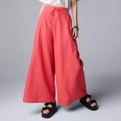 Women's Simply Vera Vera Wang Linen Blend Wide Leg Pants -Vera Wang Shop 6618127 Kauaioral