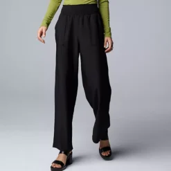 Women's Simply Vera Vera Wang Wide Leg Travel Pants
