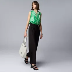 Petite Simply Vera Vera Wang Wide Leg Travel Pants -Vera Wang Shop 6662705 ALT3