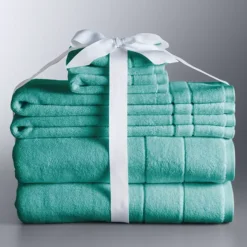 Simply Vera Vera Wang 6-piece Turkish Cotton Bath Towel Set 17 Simply Vera Vera Wang 6-piece Turkish Cotton Bath Towel Set -Vera Wang Shop 6824206 Aqua Breeze
