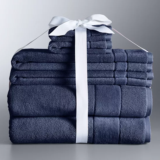 Simply Vera Vera Wang 6-piece Turkish Cotton Bath Towel Set 5 Simply Vera Vera Wang 6-piece Turkish Cotton Bath Towel Set - Image 5