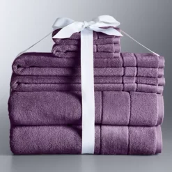 Simply Vera Vera Wang 6-piece Turkish Cotton Bath Towel Set 25 Simply Vera Vera Wang 6-piece Turkish Cotton Bath Towel Set -Vera Wang Shop 6824206 Orchid