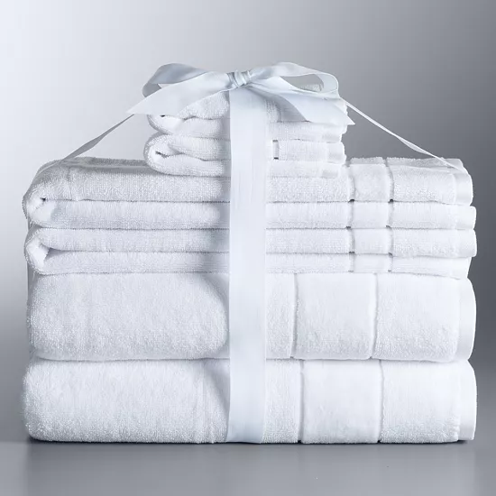 Simply Vera Vera Wang 6-piece Turkish Cotton Bath Towel Set 9 Simply Vera Vera Wang 6-piece Turkish Cotton Bath Towel Set - Image 9
