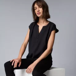 Women's Simply Vera Vera Wang Dolman Popover Top