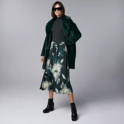 Women's Simply Vera Vera Wang Pleated Midi Dress -Vera Wang Shop 7064673 ALT3