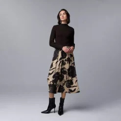 Women's Simply Vera Vera Wang Pleated Midi Dress