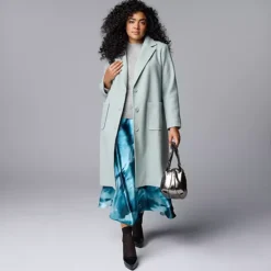 Plus Size Simply Vera Vera Wang Brushed Melton Coat -Vera Wang Shop 7158954 ALT3
