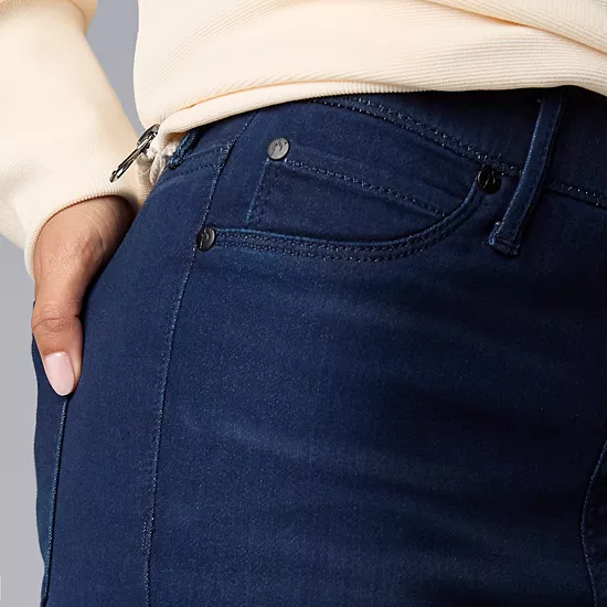 Women's Simply Vera Vera Wang Mid-Rise Denim Shaping Leggings 3 Women's Simply Vera Vera Wang Mid-Rise Denim Shaping Leggings - Image 3