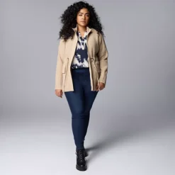 Plus Size Simply Vera Vera Wang Mid-Rise Denim Shaping Leggings 8 Plus Size Simply Vera Vera Wang Mid-Rise Denim Shaping Leggings -Vera Wang Shop 7194488 ALT3