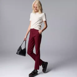 Women's Simply Vera Vera Wang Polished Twill Ankle Pants -Vera Wang Shop 7221816 ALT3