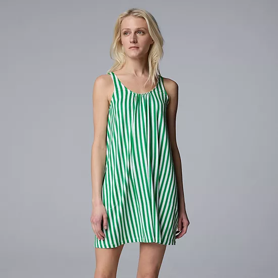 Women's Simply Vera Vera Wang Cozy Sleep Chemise 5 Women's Simply Vera Vera Wang Cozy Sleep Chemise - Image 5