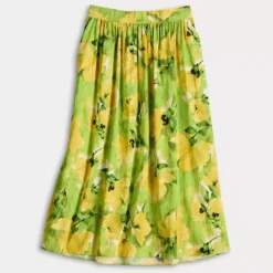 Petite Simply Vera Vera Wang Shirred Midi Skirt 10 Petite Simply Vera Vera Wang Shirred Midi Skirt -Vera Wang Shop 7305817 ALT4