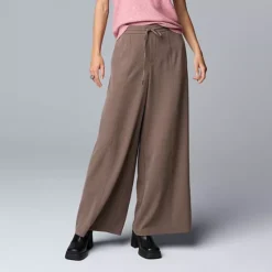 Petite Simply Vera Vera Wang Wide Leg Linen Pants 16 Petite Simply Vera Vera Wang Wide Leg Linen Pants -Vera Wang Shop 7330235 Vera Truffle Melange