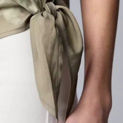 Simply Vera Vera Wang Side-Tie Mixed Media Top 13 Simply Vera Vera Wang Side-Tie Mixed Media Top -Vera Wang Shop 7378930 ALT2