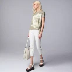 Simply Vera Vera Wang Side-Tie Mixed Media Top 14 Simply Vera Vera Wang Side-Tie Mixed Media Top -Vera Wang Shop 7378930 ALT3