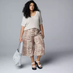 Plus Size Simply Vera Vera Wang V-Neck Sweater Tee 7 Plus Size Simply Vera Vera Wang V-Neck Sweater Tee -Vera Wang Shop 7455087 ALT3