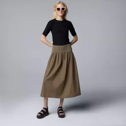 Women's Simply Vera Vera Wang Mixed Media Skirt -Vera Wang Shop 7464478 ALT3