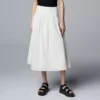 Women's Simply Vera Vera Wang Mixed Media Skirt