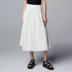 Women's Simply Vera Vera Wang Mixed Media Skirt