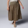 Plus Size Simply Vera Vera Wang Mixed Media Skirt