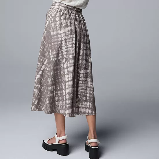 Women's Simply Vera Vera Wang Belted Maxi Skirt 2 Women's Simply Vera Vera Wang Belted Maxi Skirt - Image 2