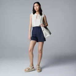 Women's Simply Vera Vera Wang Utility Shorts -Vera Wang Shop 7484966 ALT3