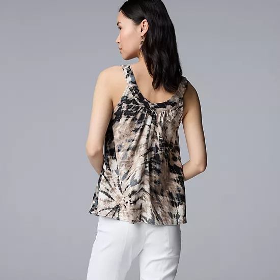 Women's Simply Vera Vera Wang Swing Tank 2 Women's Simply Vera Vera Wang Swing Tank - Image 2