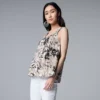 Women's Simply Vera Vera Wang Swing Tank
