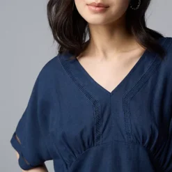 Women's Simply Vera Vera Wang Short Sleeve Kimono Top With Trim 9 Women's Simply Vera Vera Wang Short Sleeve Kimono Top With Trim -Vera Wang Shop 7490819 ALT2