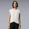 Women's Simply Vera Vera Wang Knotted Front T-Shirt