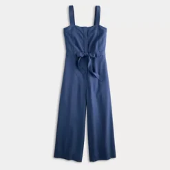 Women's Simply Vera Vera Wang Belted Wide Leg Jumpsuit -Vera Wang Shop 7495651 ALT4
