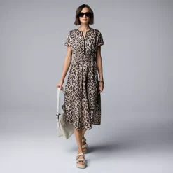 Women's Simply Vera Vera Wang Contrast Midi Dress -Vera Wang Shop 7495658 ALT3