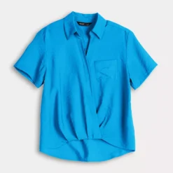 Women's Simply Vera Vera Wang Drapey Surplice Top 17 Women's Simply Vera Vera Wang Drapey Surplice Top -Vera Wang Shop 7530656 ALT4