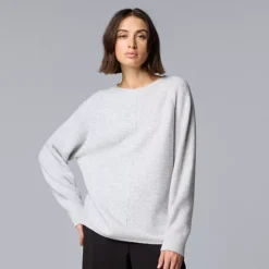Women's Simply Vera Vera Wang Crewneck Pullover Sweater