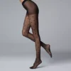 Women's Simply Vera Vera Wang Micro Heart Tights